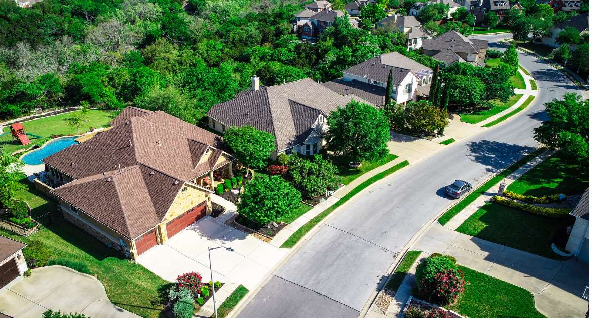 Neighborhood of Houses - Foreclosure Surplus Recovery in Texas