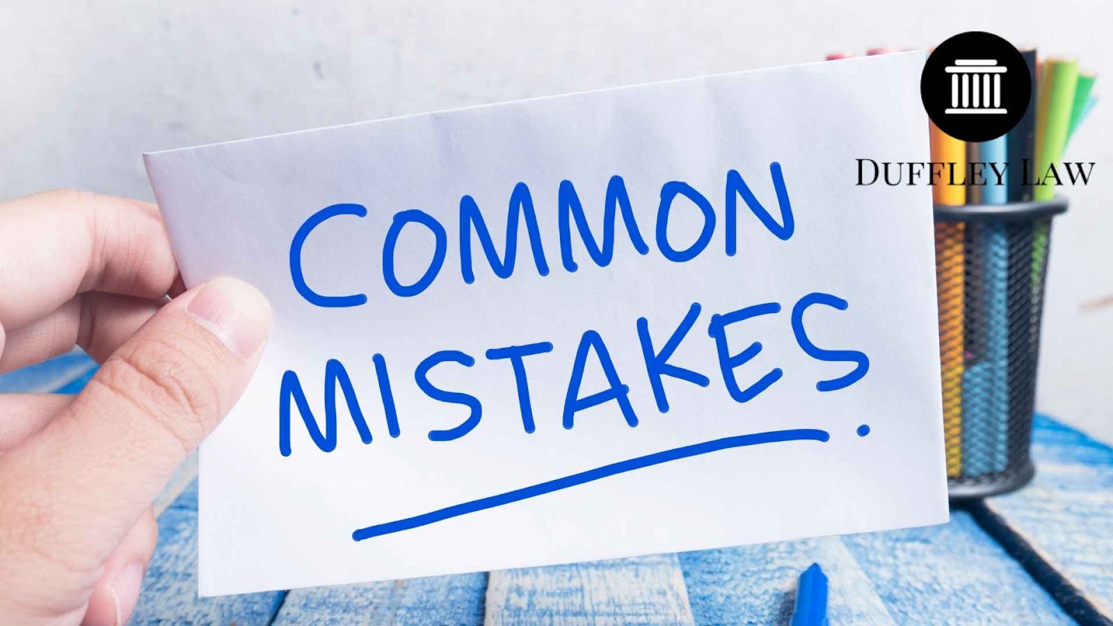 Common mistakes