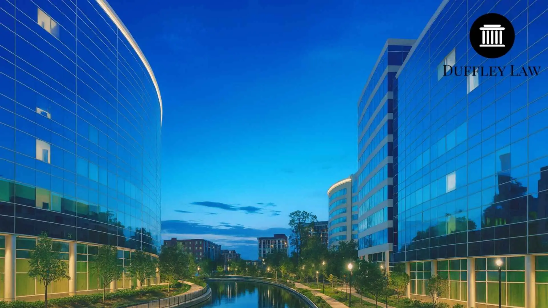 Image of a metropolitan area in the Woodlands, where many residents go through probate.